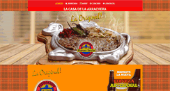 Desktop Screenshot of casadelaarrachera.com